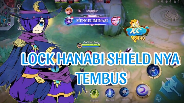 LOCK HANABI SHIELD NYA TEMBUS:)