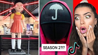 Reacting to VIRAL SQUID GAME TikToks! (OMG)
