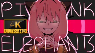 【4K/60帧❤阿尼亚❤MEME】PINK ELEPHANTS || S x F || ANIMATION MEME