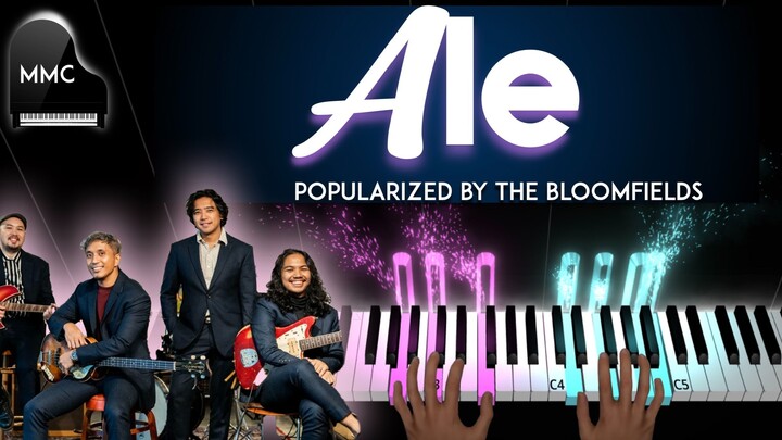 Ale as popularized by The Bloomfields (original by Richard Reynoso) piano cover/tutorial + sheet