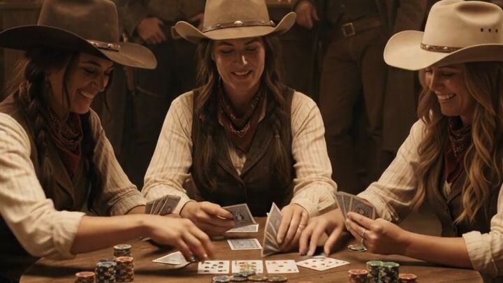 Cowgirls Recognize Wanted Outlaw. 🤠