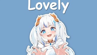 【Hololive 歌曲 / Gawr Gura 唱歌】Billie Eilish, Khalid - Lovely 「中文字幕」