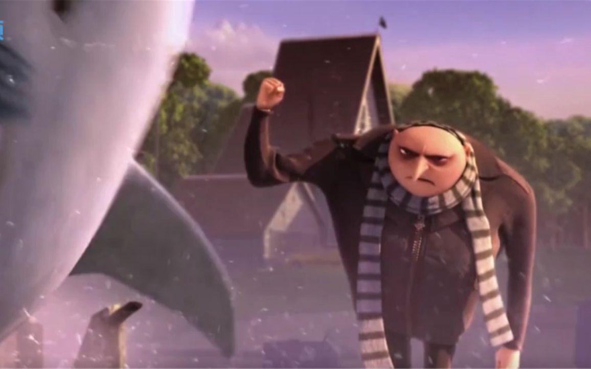 gru gets punched 