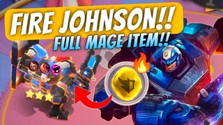 HYPER FIRE JOHNSON !! FULL MAGIC ITEM !! MAGIC CHESS MOBILE LEGENDS