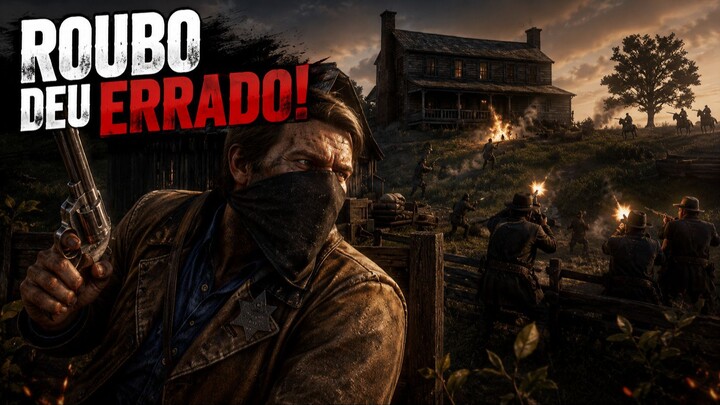 O ROUBO DEU MUITO ERRADO! FOMOS ENCURRALADOS! 😱 | RDR2