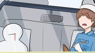 【Postage Painting】Shocked! Two men actually committed suicide on the street...