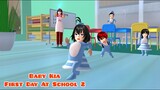 Baby Kia Hari Pertama Sekolah 2 | Ica Alwi Family Vlog | Drama Sakura School Simulator
