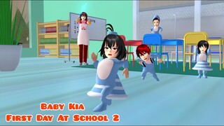 Baby Kia Hari Pertama Sekolah 2 | Ica Alwi Family Vlog | Drama Sakura School Simulator