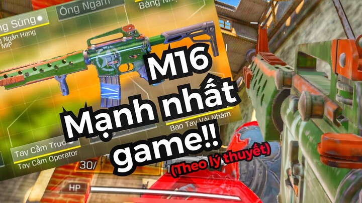 Call of duty mobile | M16 là AR mạnh nhất game | build súng #10