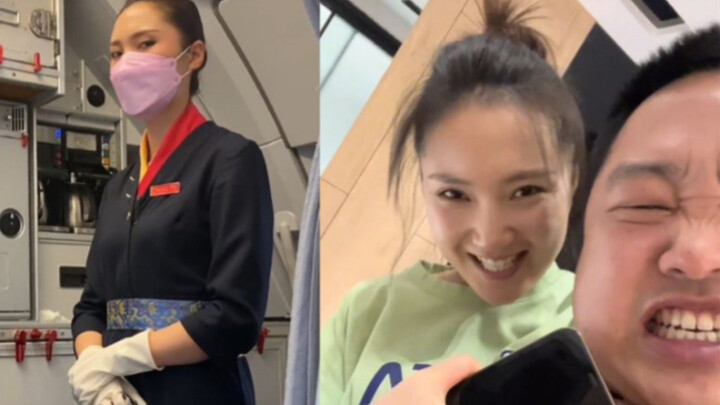 Pria ini secara tak terduga bertemu dengan penerbangan sang istri; di pesawat ia tampak lembut dan a