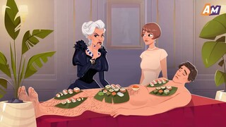 I worked as a plate for rich women