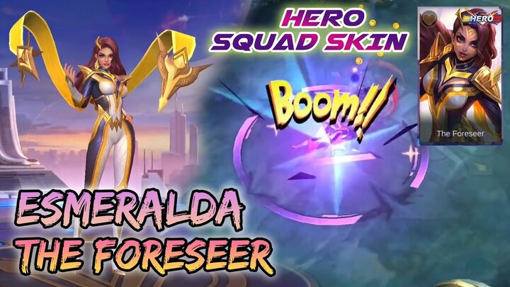 ESMERALDA THE FORESEER | SUPER HERO SQUAD SKIN | MOBILE LEGENDS