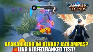 AKHIRNYA SETELAH DI NERF LING BEBAS DARI BAN DI RANKED! APAKAH HERO INI BENAR2 JADI AMPAS?