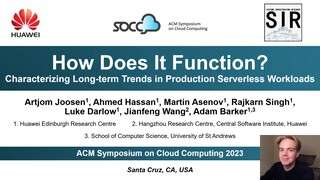 [SoCC '23] How Does it Function? 作者精讲