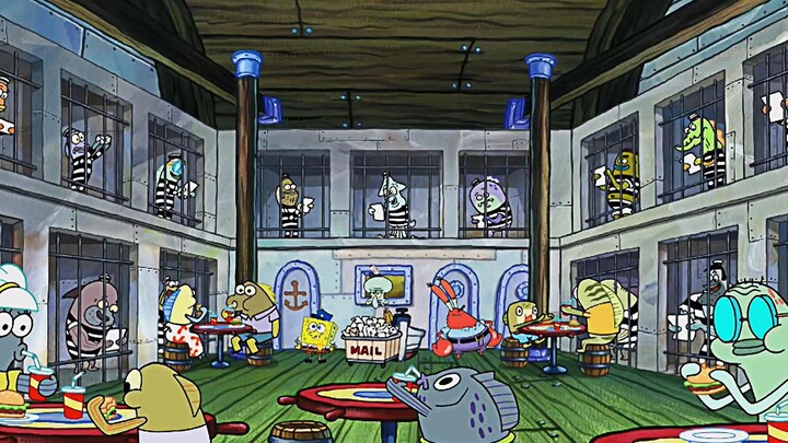 “SpongeBob SquarePants”: Krusty Krab biến thành nhà tù sang trọng, tù nhân sống hạnh phúc