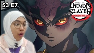 AWFUL VILLAIN | Demon Slayer Season 3 Episode 7 REACTION INDONESIA