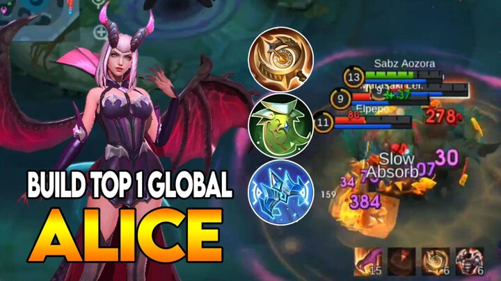ALICE BEST BUILD 2025 | TOP GLOBAL ALICE GAMEPLAY