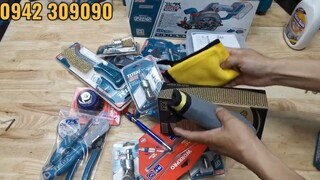 Hàng mới Total vừa về/ Bào điện 720k, Cắt đa năng, Chà nhám mẫu mới cùng nhiều công cụ khác