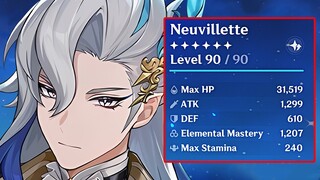 1200 Elemental Mastery Neuvillette