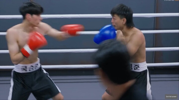 Kuk seungjun vs park seonjun box battle (I am boxer)