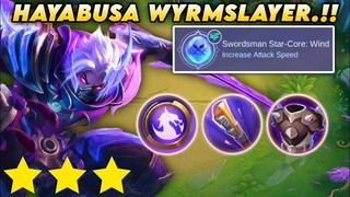 WYRMSLAYER HAYABUSA.!! SW WIND STAR-CORE.!! MAGIC CHESS MOBILE LEGENDS
