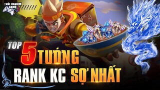 Top 5 Tướng Nguy Hiểm Nhất Rank Kim Cương - Tinh Anh, Phải Cấm Thôi TNG