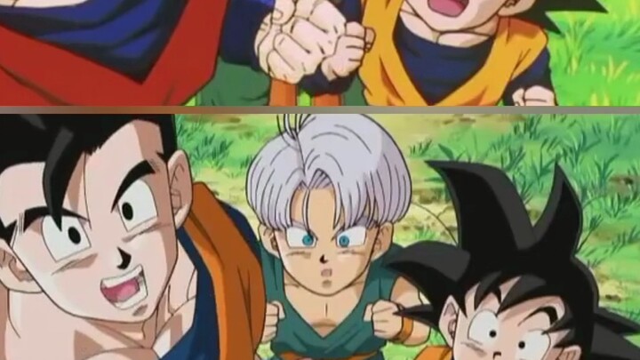 Dragon Ball Z Defeat Buu old and new comparison