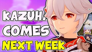 KAZUHA COMES NEXT WEEK! INAZUMA RELEASE DATE! AYAKA'S BANNER COMES BEFORE YOIMIYA?! | Genshin Impact