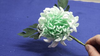 Randomly made a chrysanthemum to play with. Recently, a lot of fans said that my tissue flower can b