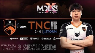 MDL Chengdu Major: Playoffs - TNC Predator vs J.Storm Highlights