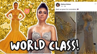 RABIYA MATEO’S HUMORED FINAL GOWN FOR CORONATION NIGHT #missuniverse2020