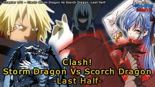 Clash! Storm Dragon Vs Scorch Dragon Last Half |That Time I Got Reincarnated As A Slime | WN-CHP:172