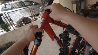 Replace Old Rockshox U-Turn With BUCKLOS Air Fork With Remote