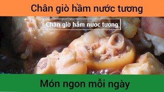 Chân giò hầm nước tương
