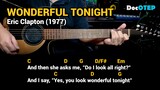 Wonderful Tonight - Eric Clapton (1977) Easy Guitar Chords Tutorial with Lyrics