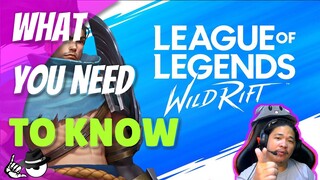 League of Legends Wild Rift - What You Need to Know?