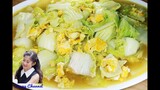 ผักกาดขาวผัดไข่ : Stir Fried Chinese Cabbage with Egg l Sunny Channel