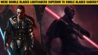 Were Double Bladed Lightsabers Actually Effective? | Star Wars Lore