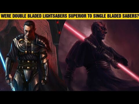 Were Double Bladed Lightsabers Actually Effective? | Star Wars Lore