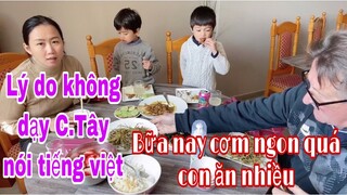 Rau dại luộc xào chấm ếch kho sã/vì sao không muốn chồng biết t.việt/Cathy Gerardo cuộc sống pháp