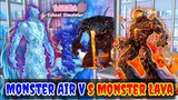 Monster Lava Vs Monster Air || Penduduk Sakura Mati Semua - Sakura School Simulator