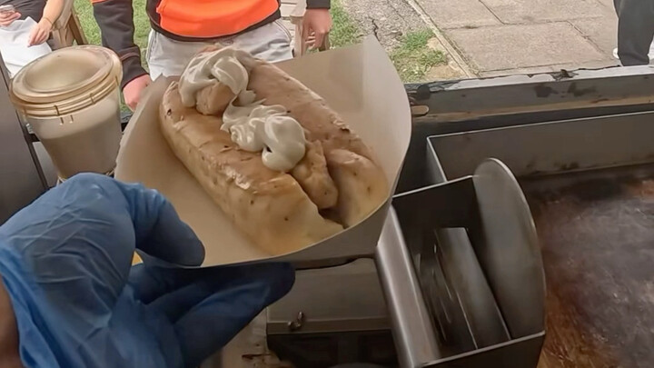 Gerobak hamburger Inggris