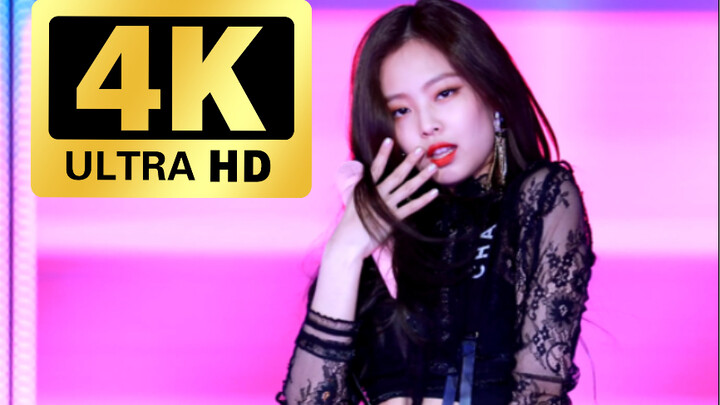【4K】JENNIE “SO HOT” Black Rose, Black Brush 20220118