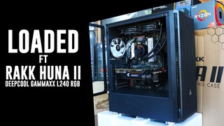 LOADED: Php 90K Build ft Rakk Huna II Review & Deepcool Gammaxx L240RGB w/ AMD R7 2700 OC Benchmarks