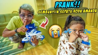 PRANK SEMBUNYIIN SEPATU RODA AMANDA‼️ DIA NGAMBEK GAK MAU SEKOLAH‼️😂