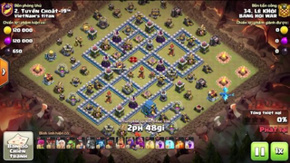 Đại chiến 2 bang VN. Top những trận đánh hay. Trận 2 COC  #game