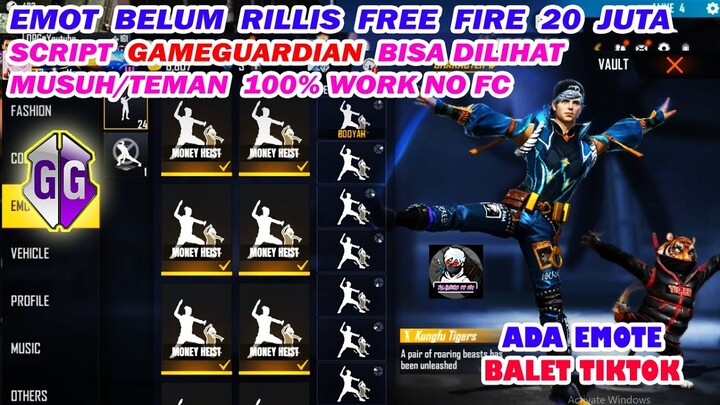 Script Gameguardian FREE FIRE bisa dilihat musuh no Force Close