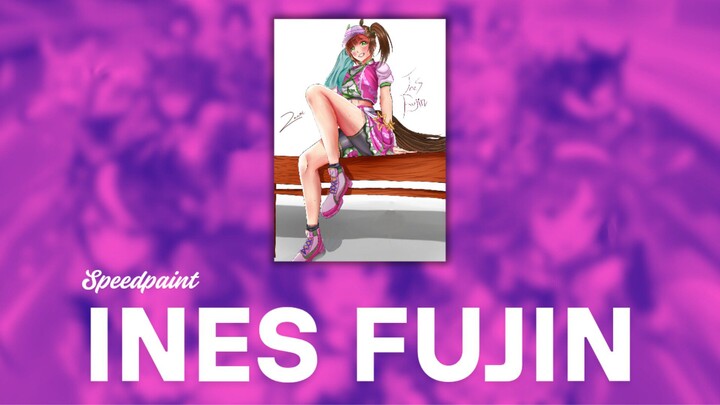 Speed Paint Ines Fujin Uma Musume Pretty Derby