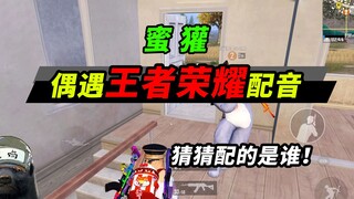 突击手蜜獾：偶遇“王者荣耀配音”陪玩，笑得我差点原地去世