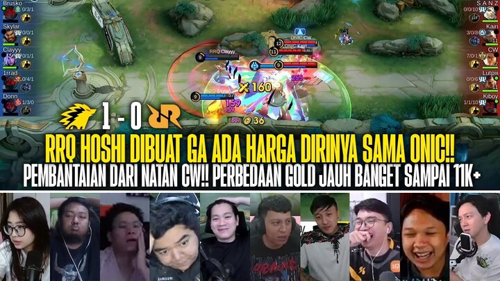 RRQ DIBUAT GA ADA HARGA DIRINYA SAMA ONIC!! REAKSI STREAMER ONIC ESPORTS 1-0 RRQ HOSHI MPL ID S13!!